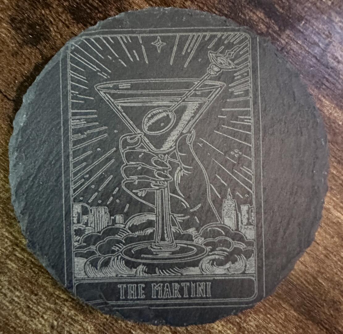 Wishful Tarot Cards Coasters