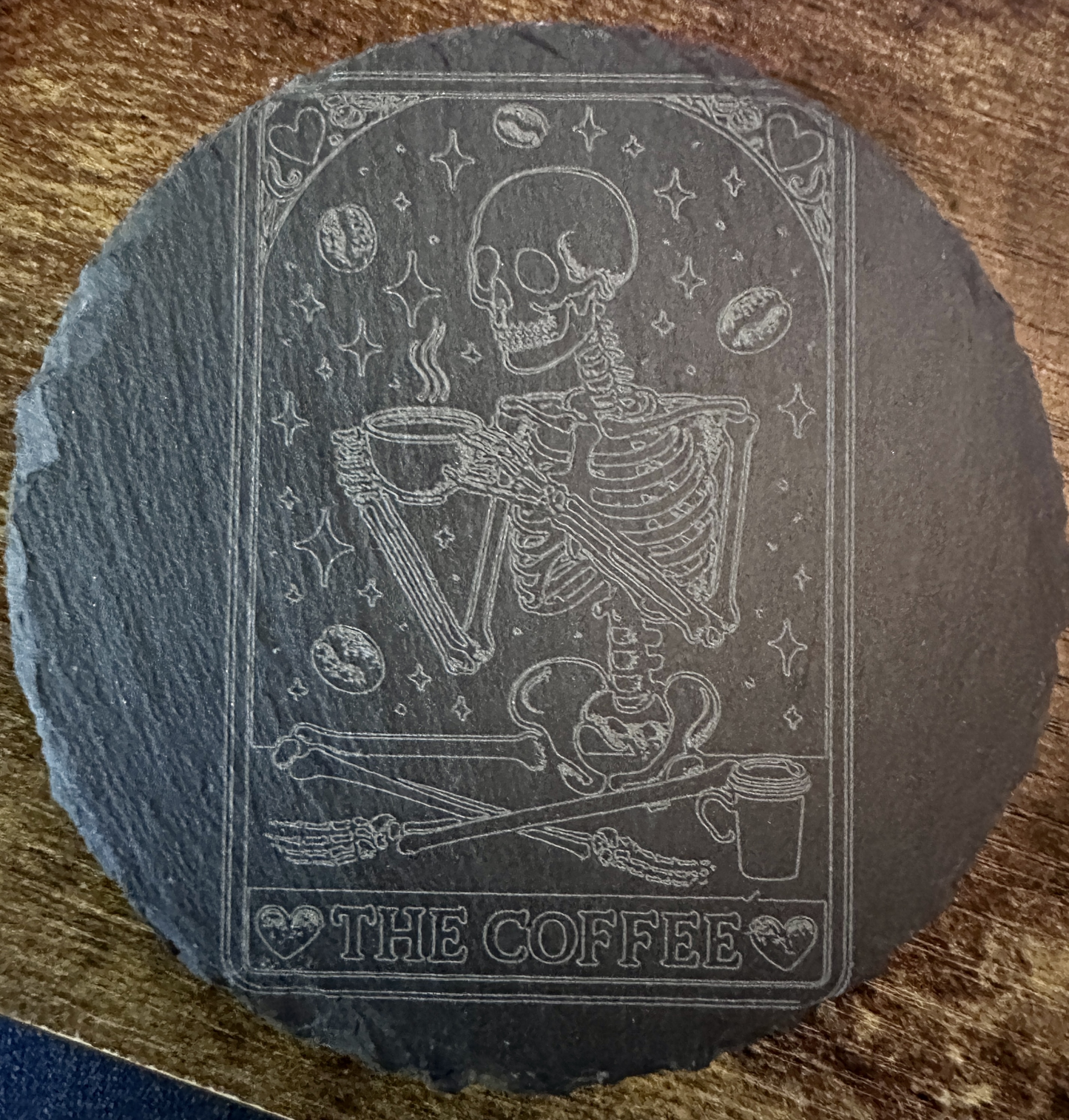 Wishful Tarot Cards Coasters