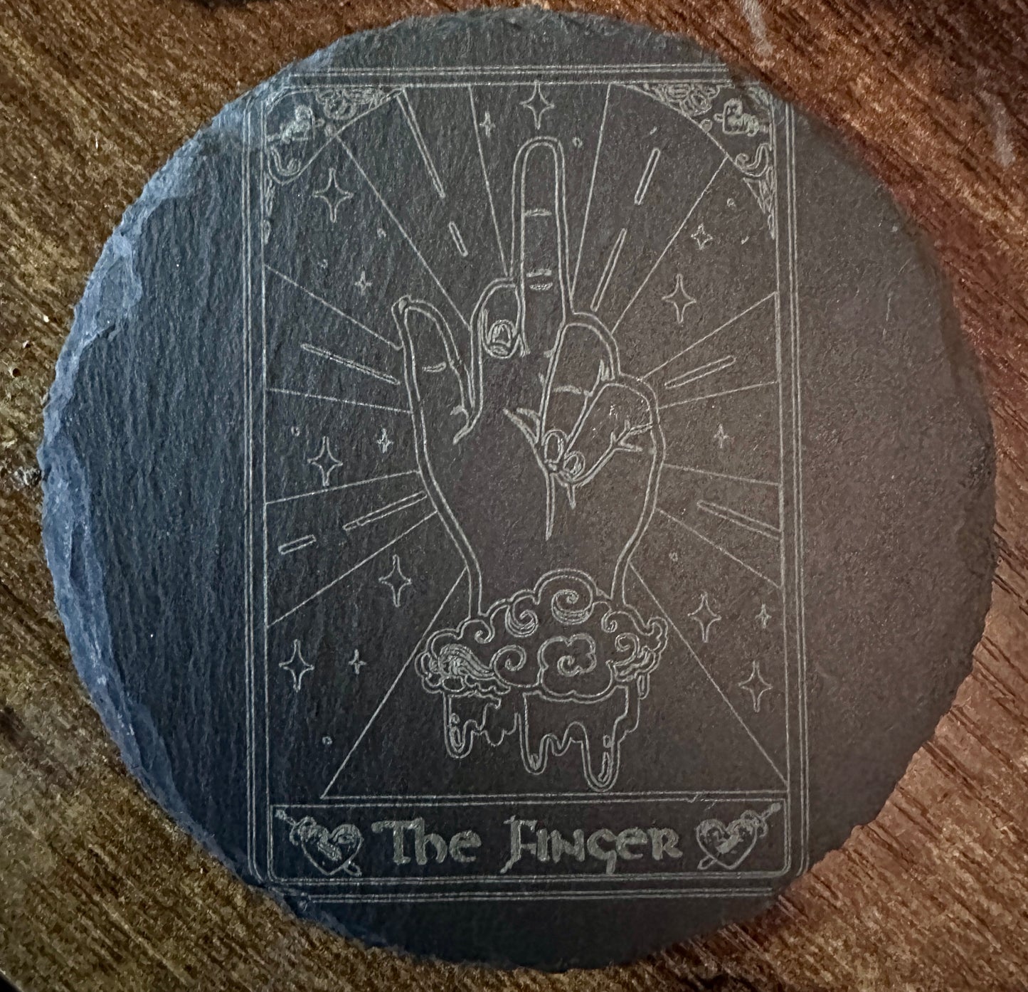 Wishful Tarot Cards Coasters