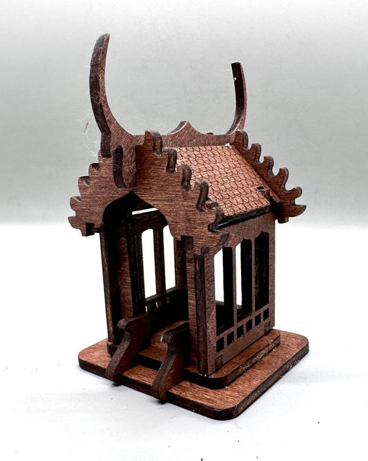 Photo of tiny Thai-style spirit house